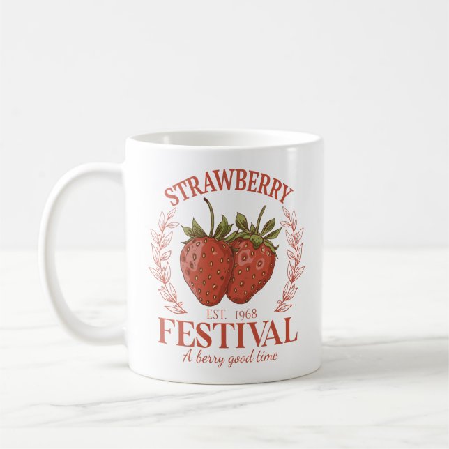 Strawberry Festival Coffee Mug (Left)
