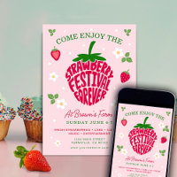 Strawberry Festival Forever Cute Customisable