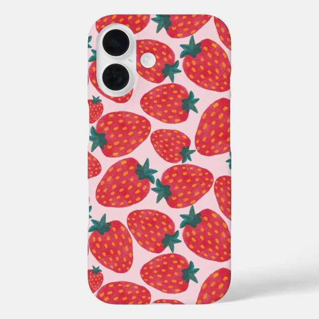 Strawberry Field Case-Mate iPhone Case (Back)