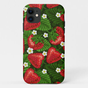 strawberry field iPhone 11 case