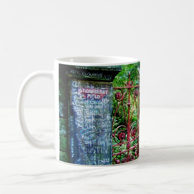 Strawberry Field Gates, Liverpool, UK. Coffee Mug (Left)