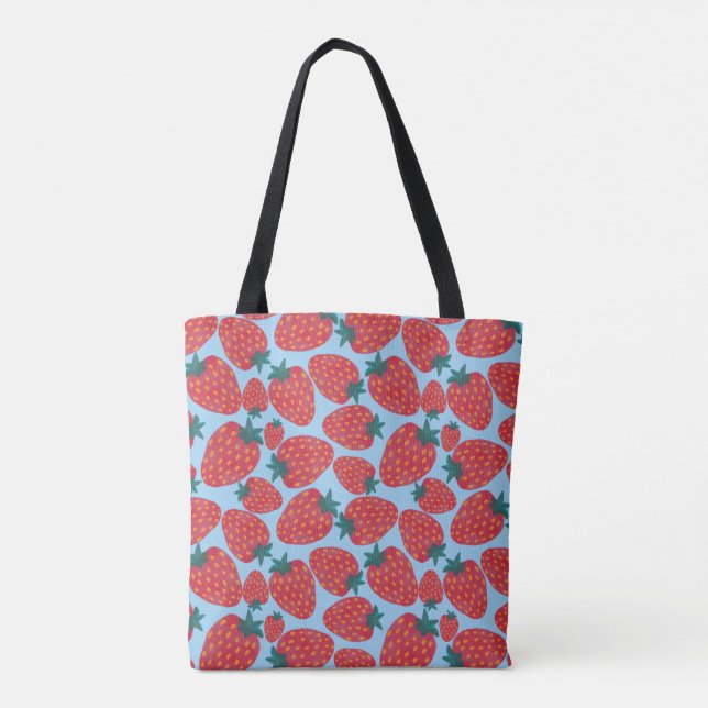 Strawberry Field Tote Bag (Back)