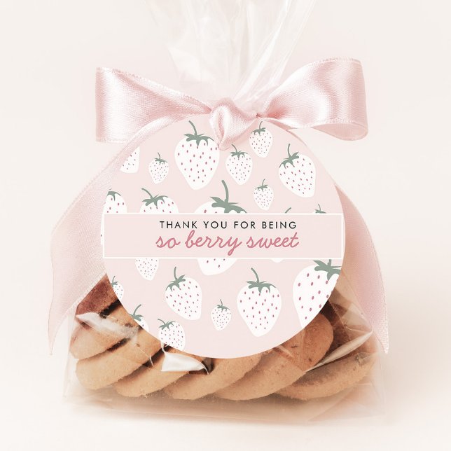 Strawberry Fields Berry Sweet Pink Girl Favour Tag (Creator Uploaded)