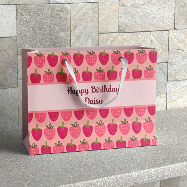 Strawberry Fields Delight 1 Large Gift Bag (Creator Uploaded)