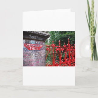 Strawberry Fields Liverpool Card