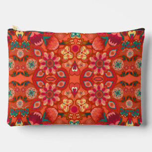 Strawberry Fields Retro Paisley Accessory Pouch