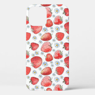 Strawberry Fields: Summer Freshness iPhone 12 Case