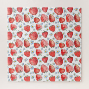 Strawberry Fields: Summer Freshness Jigsaw Puzzle