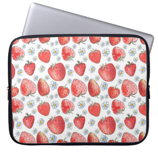 Strawberry Fields: Summer Freshness Laptop Sleeve