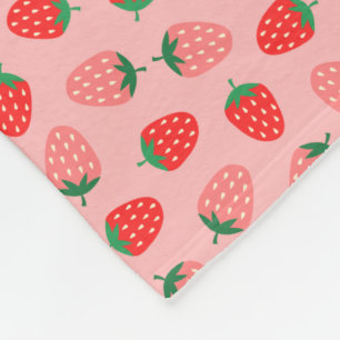 Strawberry Fleece Blanket