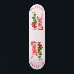 Strawberry Fresh Drink Skateboard<br><div class="desc">Fresh Strawberry Juice Cool Drink - Summer Fruits Drawing Nature Health - Choose / Add Your Unique Text / Font / Colour - Make Your Special Gift - Resize and move or remove and add elements / image with customisation tool ! - Drawing and Design by MIGNED. You can also...</div>