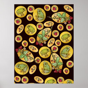 Strawberry Frogs Forever Poster