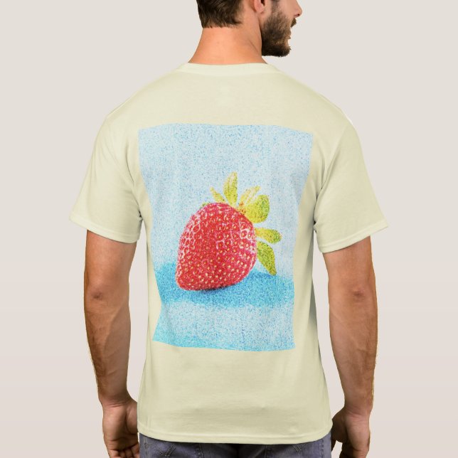 "Strawberry Fruit" Cute Photo. Buy Now T-Shirt (Back)