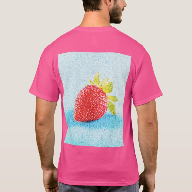 "Strawberry Fruit" Cute Photo. Buy Now T-Shirt (Back)