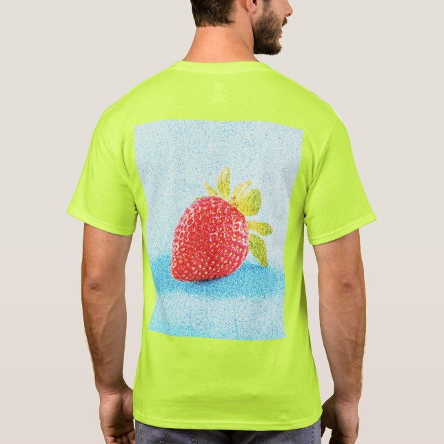 "Strawberry Fruit" Cute Photo. Buy Now T-Shirt (Back)