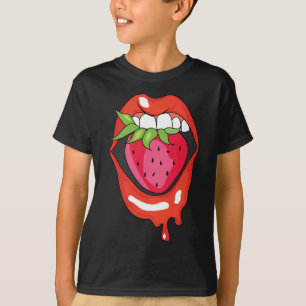 Strawberry Fruit Healthy Delicious Summer Fruit Ve T-Shirt