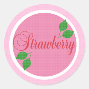 Strawberry Fruit label Sticker