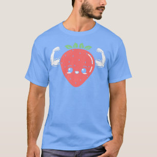 Strawberry Fruit Lover Vegan Vegetarian Healthy T-Shirt