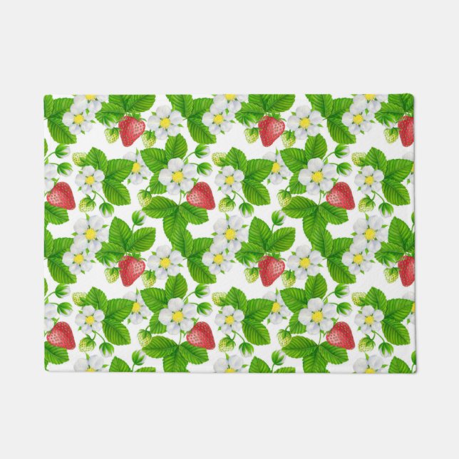 Strawberry garden doormat (Front)