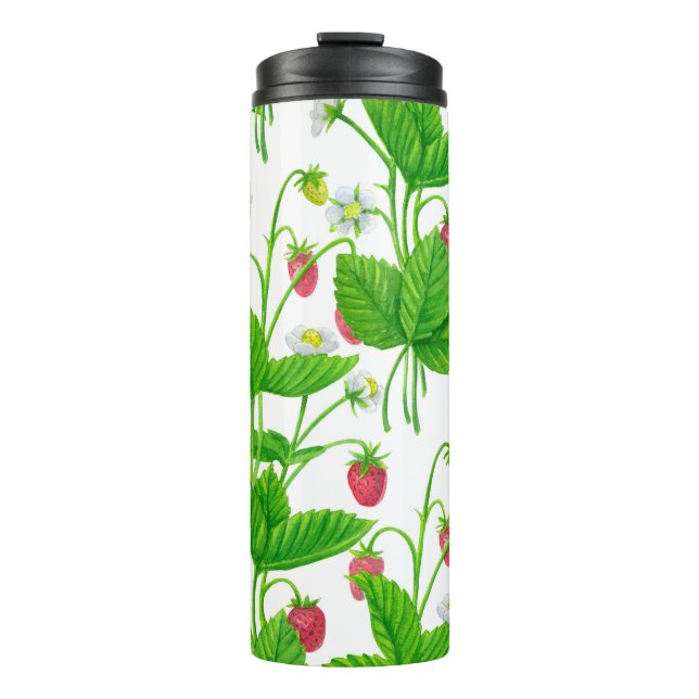 Strawberry garden thermal tumbler (Front)