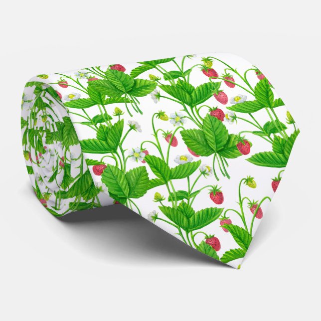 Strawberry garden tie (Rolled)