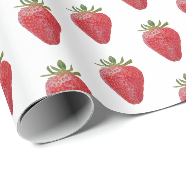 Strawberry gift wrap (Roll Corner)