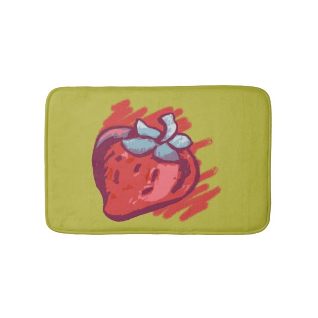 Strawberry Gifts Bath Mat (Front)
