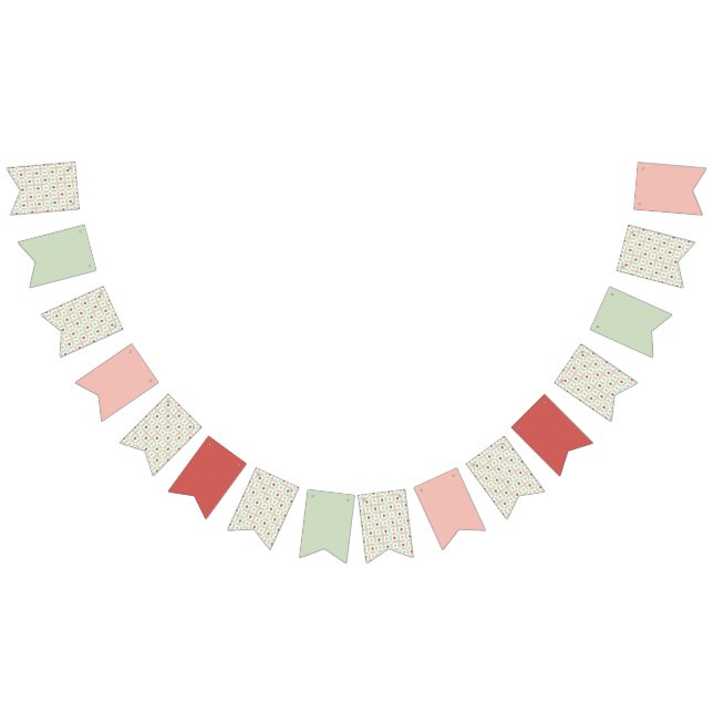 Strawberry Gingham First Birthday  Bunting (All)