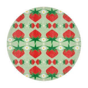 Strawberry Glass Cutting Board