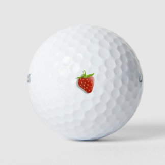 Strawberry Golf Balls
