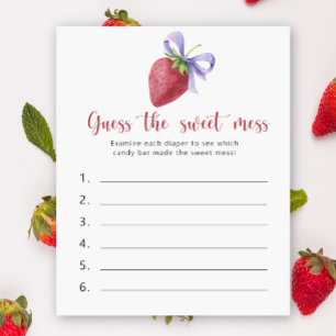 Strawberry - Guess the sweet mess game