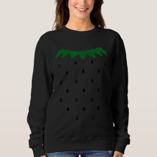Strawberry Halloween Costume Simple Black Seeds Fr Sweatshirt
