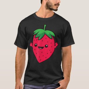 Strawberry Happy Fruit Love Strawberries T-Shirt