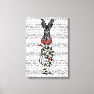 Strawberry Hare Canvas Print