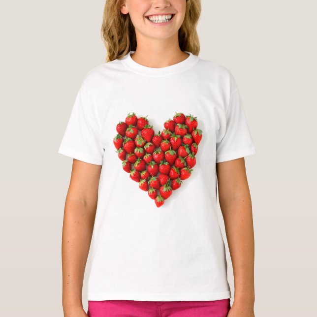 Strawberry Heart T-Shirt (Front)
