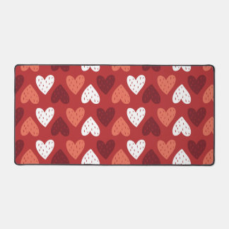 Strawberry Hearts Desk Mat