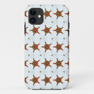 strawberry hearts pattern case