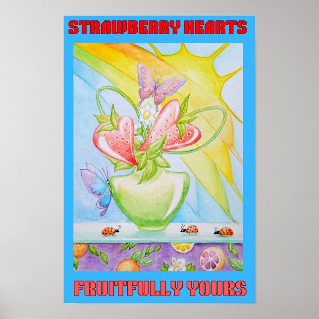 STRAWBERRY HEARTS POSTER  (Front)