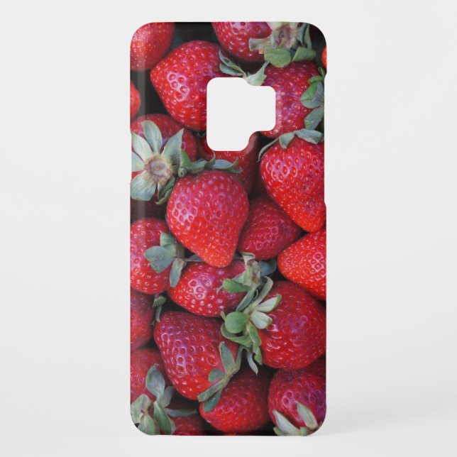 Strawberry Hipster Fruit Totally RAW Case-Mate Samsung Galaxy Case (Back)