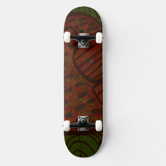 Strawberry Home Sweet Home Skateboard (Front)