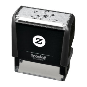 Strawberry ice cream fruits self-inking stamp