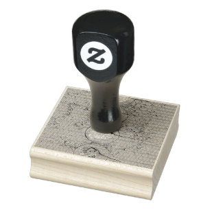 Strawberry ice cream rubber stamp