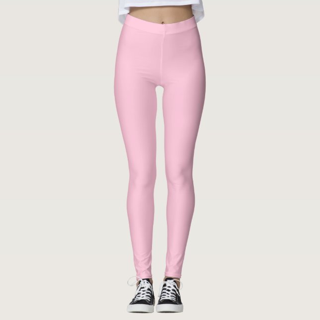 Strawberry Ice Cream Solid Pink Legging (Front)