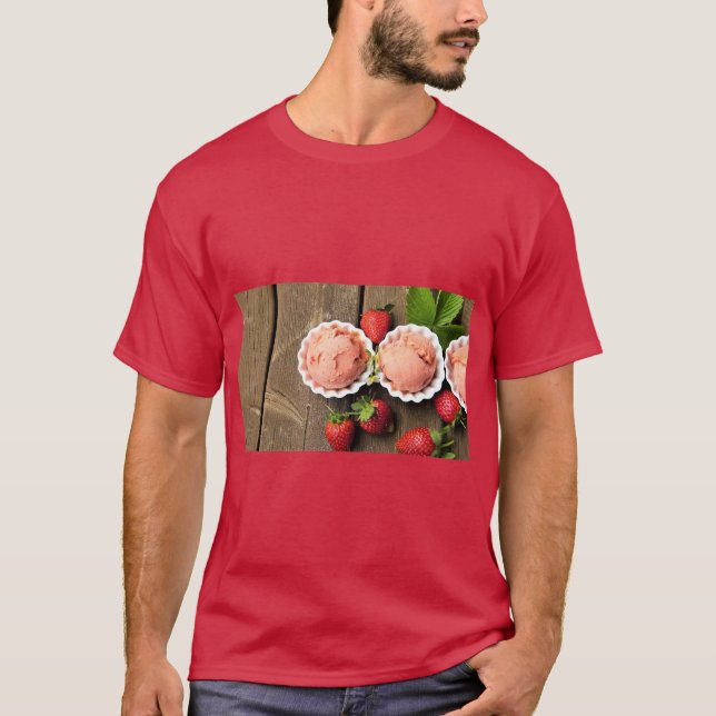 Strawberry Ice Cream Tee (Front)