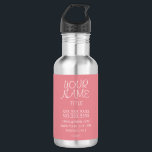 Strawberry Ice Freehand Simple 532 Ml Water Bottle<br><div class="desc">Cool,  elegant and minimal design. Strawberry Ice.</div>