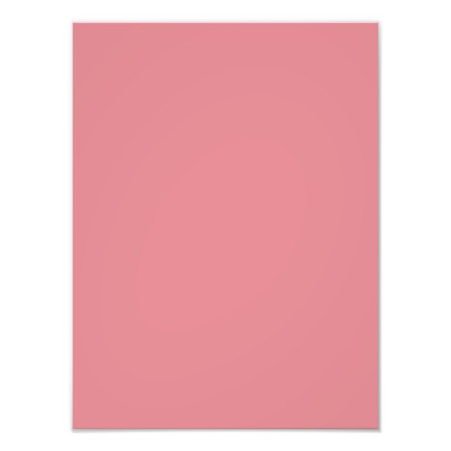 Strawberry Ice Pink Colour Trend Background Photo Print (Front)