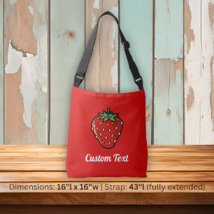 Strawberry Icon Crossbody Bag