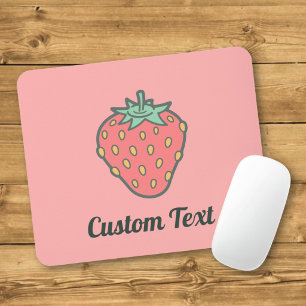 Strawberry Icon Mouse Pad