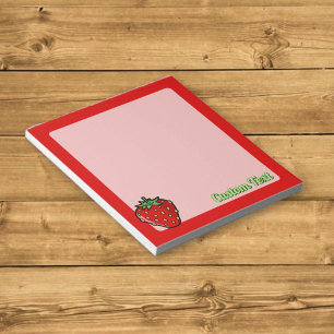 Strawberry Icon Notepad
