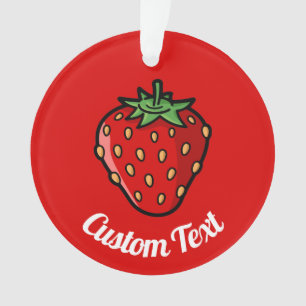 Strawberry Icon Ornament